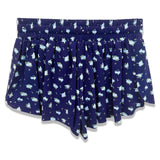 KATIE J FARRAH SHORT - NAVY ROSE DITSY