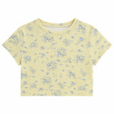 KATIE J TWEEN TWEEN FEARLESS PRINTED TEE - YELLOW DITSY BUTTERFLY