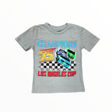 CALIFORNIAN VINTAGE T-SHIRT - GRAY/ LA CUP