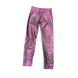 DORI LAME LEGGING - PEWTER ROUGE