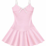 KATE J. TWEEN FRAYA ATHLETIC DRESS - BABY PINK