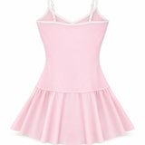KATE J. TWEEN FRAYA ATHLETIC DRESS - BABY PINK