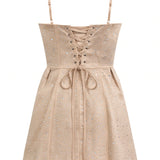 KATIE J. TWEEN GIANNA DRESS - CHAMPAGNE