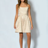 KATIE J. TWEEN GIANNA DRESS - CHAMPAGNE