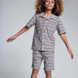 APPAMAN TERRY SHORT SET - GREY TERRY