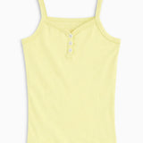 KATIE J TWEEN HAILEY HENLEY SOLID CAMI - CANARY YELLOW