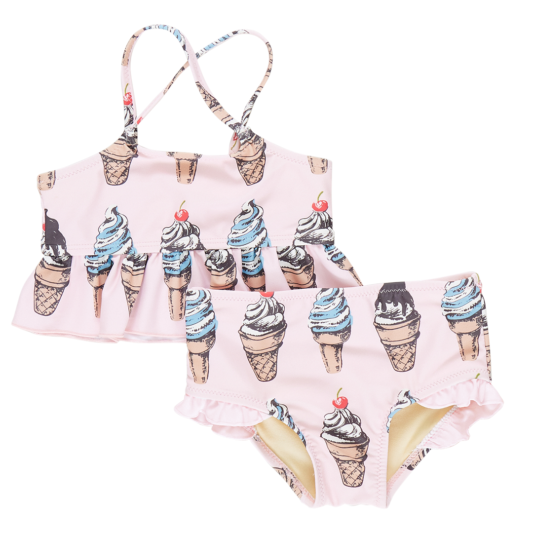 PINK CHICKEN JOY TANKINI - PINK SOFT SERVE