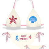 MC2 SAINT BARTH HOLLY 2 PC BIKINI - IVORY PATCHES