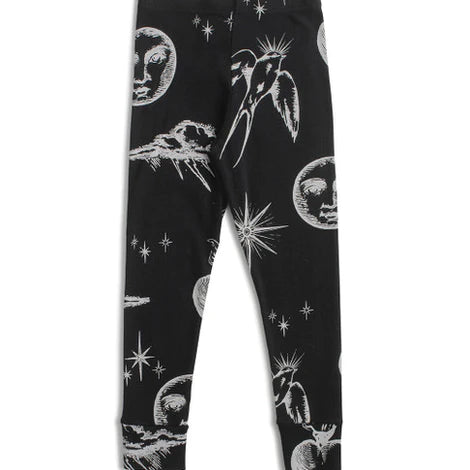 NUNUNU ALL INKED LEGGINGS - BLACK