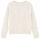 KATIE J TWEEN JASMIN CREW AND WIDE LEG KNIT SET - CREAM