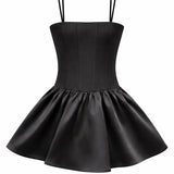 KATIE J. TWEEN JOANIE DRESS - BLACK
