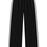 KATIE J TWEEN JORDYN PANT - BLACK/WHITE