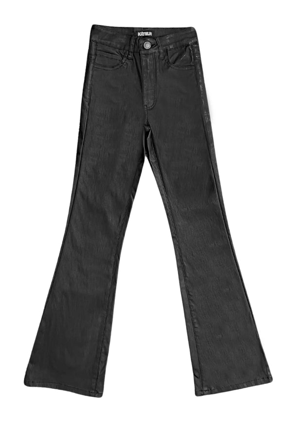 KATIE J RHETT PANT - COATED BLACK