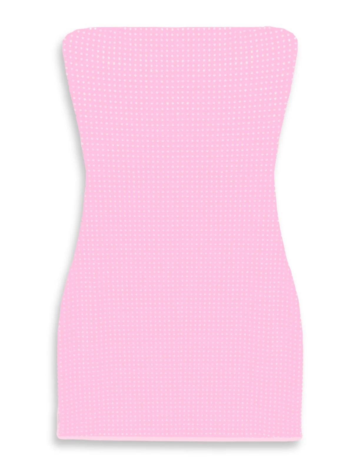 Junior Krista Rhinestone Tube Dress Baby Pink / LG Junior Krista Rhinestone Tube Dress Baby Pink / LG