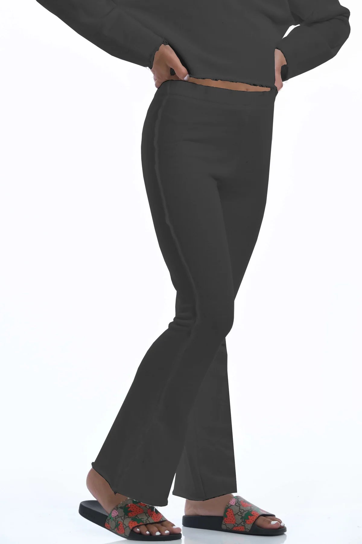 KATIE J KERRY HOODIE - BLACK