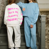 KATIE J TWEEN LEAH SWEATPANT - GLACIER BLUE