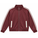 KATIE J TWEEN LENI TRACK JACKET AND STRAIGHT LEG PANT - BURGUNDY
