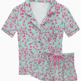 KATIE J. X ARIZONA ICED TEA JUNIOR LYNN PRINTED LOUNGE SHORT SET