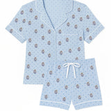 KATIE J JUNIOR LYNN HOLIDAY SHORTS LOUNGE SET - HANNUKA 25