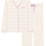 KATIE J MAIA PANT LOUNGE SET - VINTAGE WHITE BALLERINA