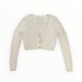 KATIE J MARA CARDIGAN - WHITE/IVORY