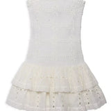 KATIE J TWEEN MELINA DRESS - WHITE