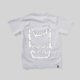 MUNSTER BONES 2 SS TEE - GREY