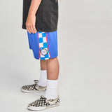 MUNSTER SILVERCHECK BOARD SHORT - ROYAL BLUE