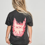 MUNSTER YATCH CLUB TEE - WASHED BLACK
