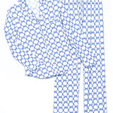 KATIE J JUNIOR MAIA PANT LOUNGE SET - BLUE BOWS