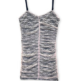 KATIE J TWEEN MONIQUE DRESS - BABY PINK/ BLACK