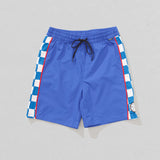 MUNSTER SILVERCHECK BOARD SHORT - ROYAL BLUE