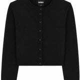 KATIE J TWEEN NEVADA CARDIGAN - BLACK