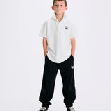 NUNUNU TENNIS POLO SHIRT - WHITE