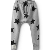 NUNUNU STAR BAGGY PANT - HEATHER GRAY