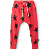 NUNUNU STAR BAGGY PANT - SMOKEY RED