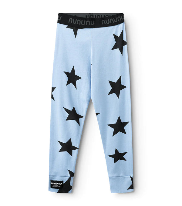 NUNUNU STAR LEGGINGS - FOGGY BLUE