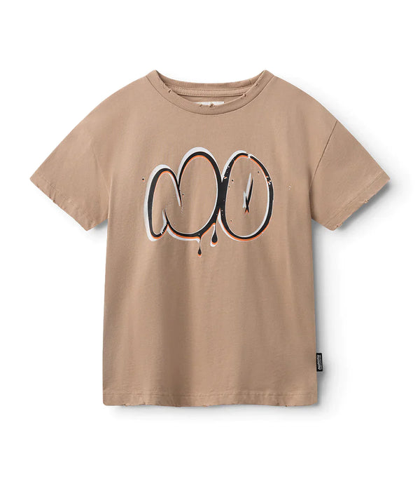 NUNUNU BUBBLY NO! T-SHIRT - COFFEE