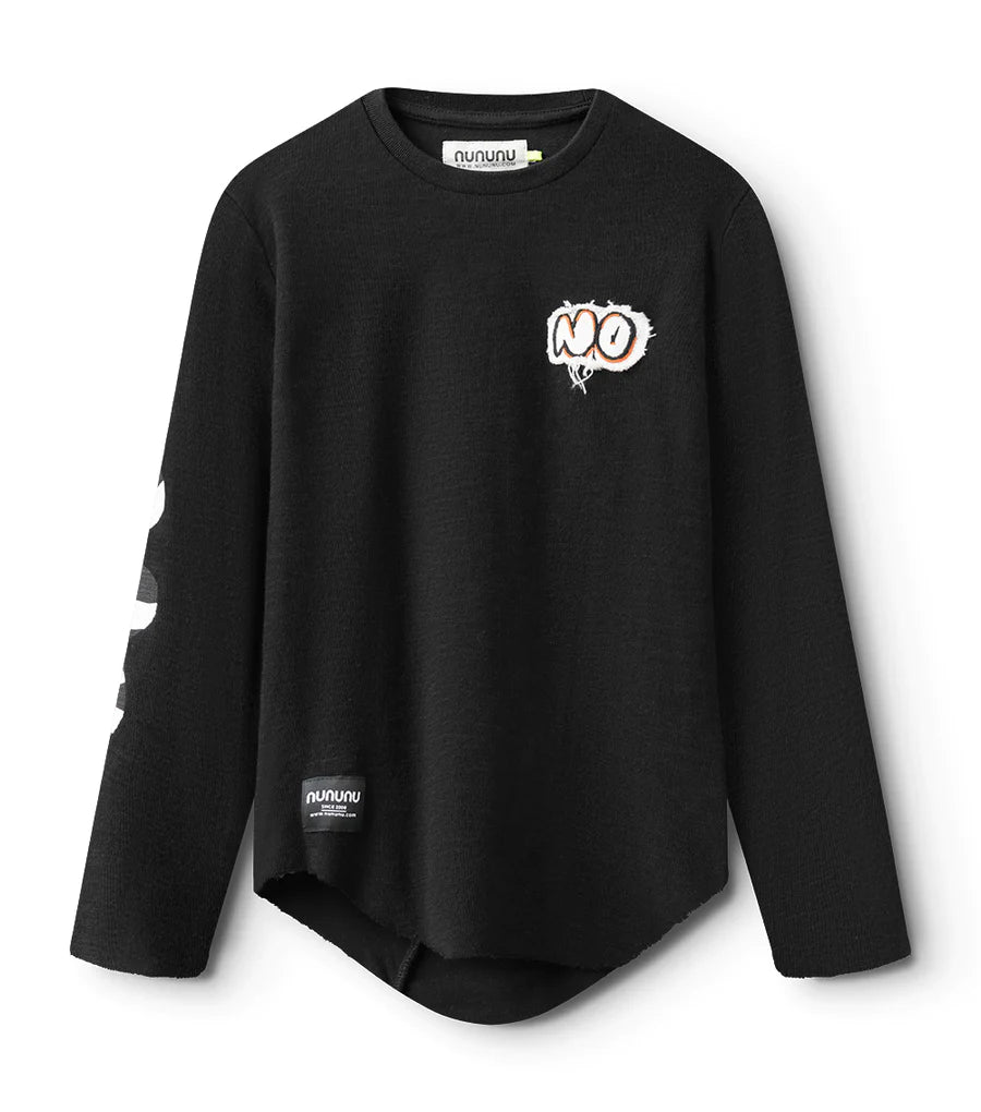 NUNUNU EXTREME BUBBLY SHIRT - BLACK