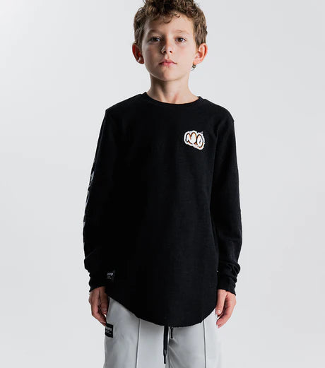 NUNUNU EXTREME BUBBLY SHIRT - BLACK