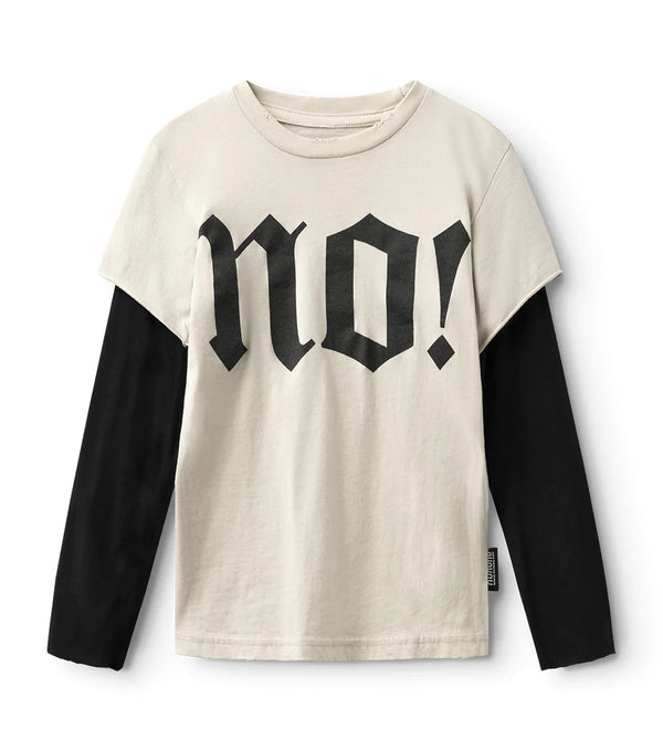 NUNUNU NO! INKED SHIRT- NATURAL