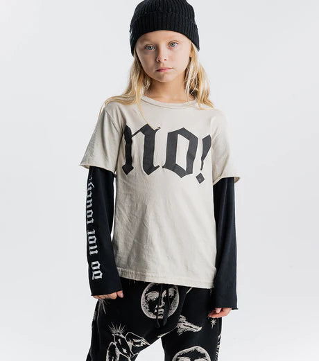 NUNUNU NO! INKED SHIRT- NATURAL