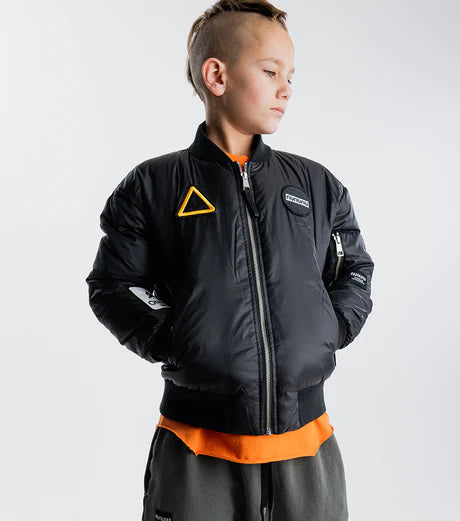 NUNUNU RACER DOWN BOMBER - BLACK