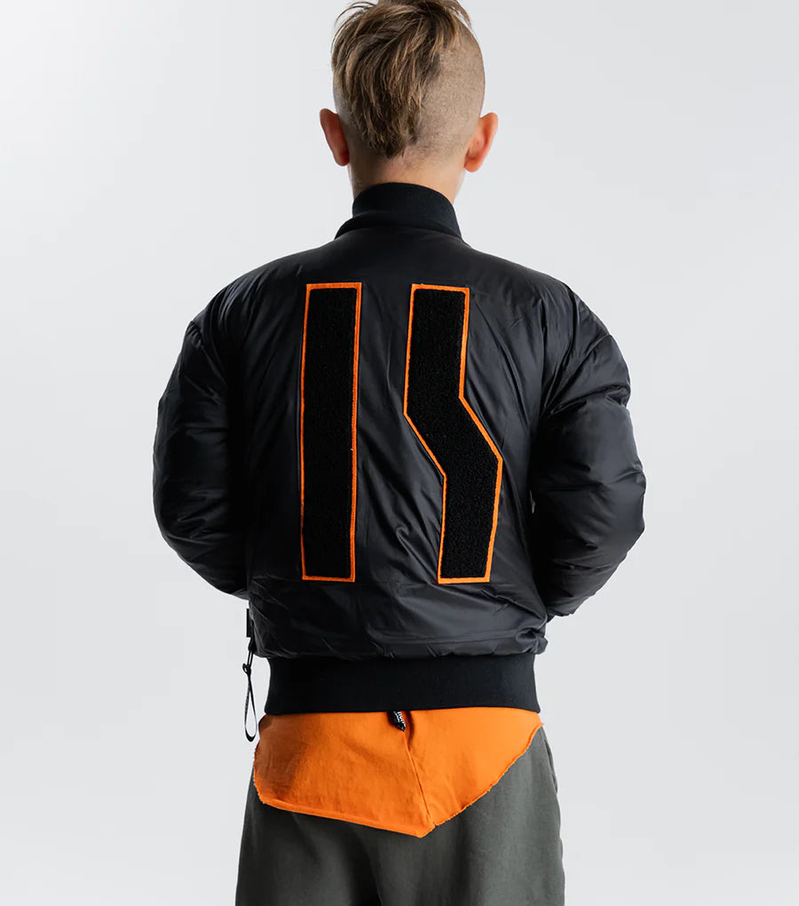 NUNUNU RACER DOWN BOMBER - BLACK