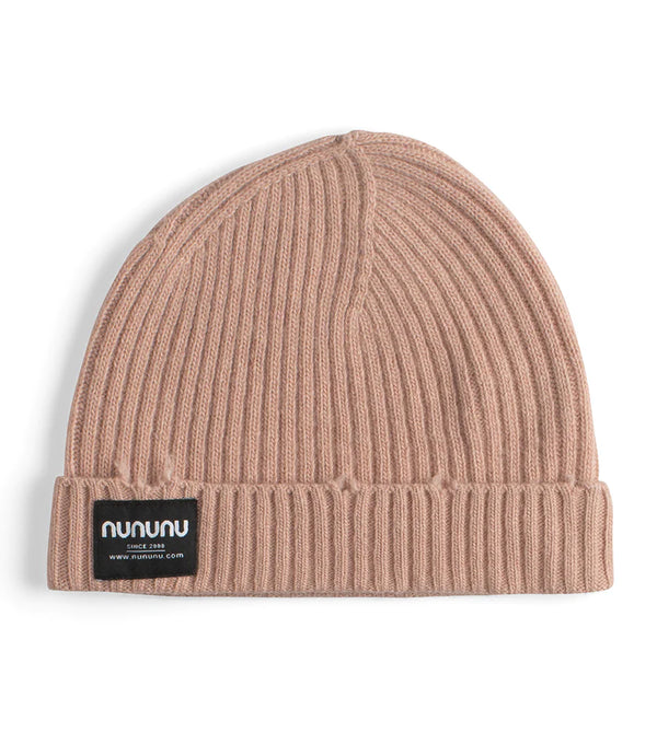 NUNUNU KNIT BEANIE - NUDE