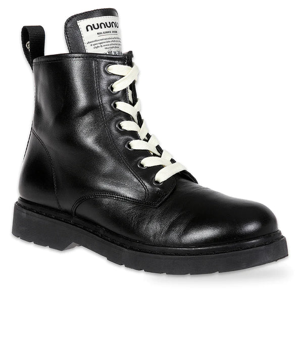 NUNUNU COMBAT BOOTS - BLACK