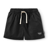 NUNUNU FEATHER SUMMER SHORTS - BLACK