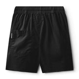 NUNUNU FEATHER CARGO SHORTS - BLACK