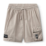 NUNUNU FEATHER CARGO SHORTS - SMOKEY GREY