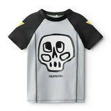 NUNUNU SILOU SKULL RASHGUARD - LUNAR GREY